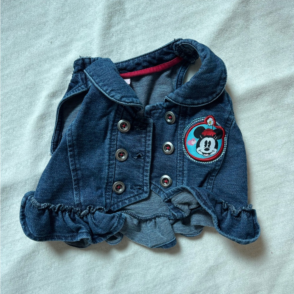 3/15$ Denim Minnie Mouse Vest